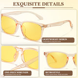 Night Driving Glasses for Women Night Vision Glasses Anti-Glare Polarized Trendy for Driving at Nighttime