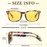 Night Driving Glasses for Women Night Vision Glasses Anti-Glare Polarized Trendy for Driving at Nighttime