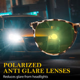 Night Driving Glasses for Women Night Vision Glasses Anti-Glare Trendy Polarized for Driving Nighttime