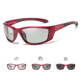 Myiaur Polarized Running Sunglasses for Men Women, UV400 Photochromic Sun Glasses Ideal for Sports Driving Cycling Fishing