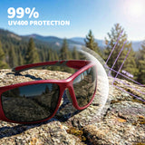 Myiaur Polarized Running Sunglasses for Men Women, UV400 Photochromic Sun Glasses Ideal for Sports Driving Cycling Fishing