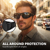 Myiaur Over Glasses Sunglasses for Men Women, Polarized Fit Over Sunglasses UV400 Protection, Anti Glare for Driving Outdoors