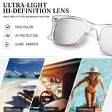 Myiaur Classic Sunglasses for Women Polarized Driving Anti-Glare UV Protection