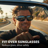 Myiaur Over Glasses Sunglasses for Men Women, Polarized Fit Over Sunglasses UV400 Protection, Anti Glare for Driving Outdoors