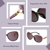 Sunglasses for Women Trendy Polarized Sunglasses Oversized Big Sun Glasses Ladies Shades UV Protection