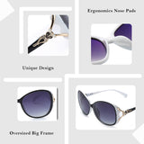 Sunglasses for Women Trendy Polarized Sunglasses Oversized Big Sun Glasses Ladies Shades UV Protection