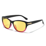 Myiaur Night Vision Driving Glasses for Womens, Polarized Reduce Glare Enhance Visual Ability Yellow Tinted Lens at Nighttime
