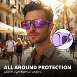 Myiaur Over Glasses Sunglasses for Men Women, Polarized Fit Over Sunglasses UV400 Protection, Anti Glare for Driving Outdoors