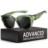 Myiaur Polarized Fit Over Glasses Sunglasses for Women Men UV400 Protection