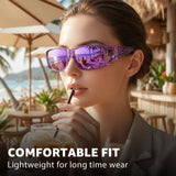 Myiaur Over Glasses Sunglasses for Men Women, Polarized Fit Over Sunglasses UV400 Protection, Anti Glare for Driving Outdoors