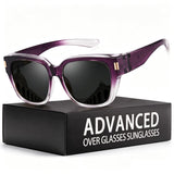 Myiaur Polarized Fit Over Glasses Sunglasses for Women Men UV400 Protection