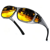 Myiaur Polarized Fit Over Night Vision Glasses for Men Women, UV400