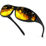 Myiaur Polarized Fit Over Night Vision Glasses for Men Women, UV400