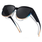 Myiaur Polarized Fit Over Glasses Sunglasses for Women - Trendy Sun Glasses to Go Over Eyeglasses UV400 Protection