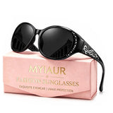Myiaur Polarized Over Glasses Sunglasses for Women, UV400 Glare Defense