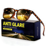 Myiaur Polarized Night Driving Glasses for Women Men, Anti Glare