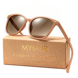 Myiaur Polarized Mirrored Sunglasses for Women UV400 Protection