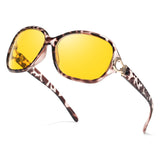 Myiaur Night Driving Glasses for Women, Anti Glare Night Vision Glasses Polarized Yellow Nighttime Glasses Reduce Glare