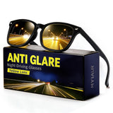 Myiaur Polarized Night Driving Glasses for Women Men, Anti Glare