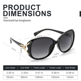 Sunglasses for Women Trendy Polarized Sunglasses Oversized Big Sun Glasses Ladies Shades UV Protection