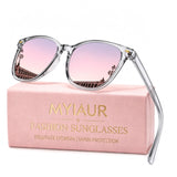 Myiaur Polarized Mirrored Sunglasses for Women UV400 Protection