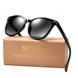 Myiaur Polarized Mirrored Sunglasses for Women UV400 Protection