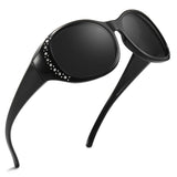 Myiaur Polarized Fit Over Glasses Sunglasses for Women Men, UV400 Protection Over Glasses Sunglasses Ideal for Daily & Driving