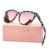 Myiaur Polarized Mirrored Sunglasses for Women UV400 Protection