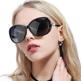 Sunglasses for Women Trendy Polarized Sunglasses Oversized Big Sun Glasses Ladies Shades UV Protection