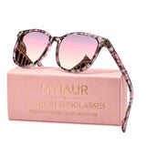 Myiaur Polarized Mirrored Sunglasses for Women UV400 Protection