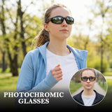 Myiaur Polarized Running Sunglasses for Men Women, UV400 Photochromic Sun Glasses Ideal for Sports Driving Cycling Fishing