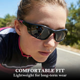 Myiaur Polarized Running Sunglasses for Men Women, UV400 Photochromic Sun Glasses Ideal for Sports Driving Cycling Fishing