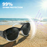 Myiaur Photochromic Polarized Sunglasses for Women, Trendy Wrap Around UV400 Shade for Driving & Outdoors
