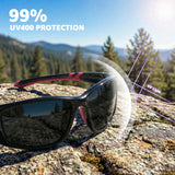 Myiaur Polarized Running Sunglasses for Men Women, UV400 Photochromic Sun Glasses Ideal for Sports Driving Cycling Fishing