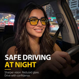 Myiaur Polarized Night Driving Glasses for Women Men, Anti Glare