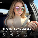 Myiaur Polarized Fit Over Glasses Sunglasses for Women Men UV400 Protection