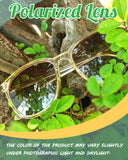 Myiaur Polarized Sunglasses for Women, Square Mirrored Trendy Shades with UV Protection Reduce Glare Sun Glasses