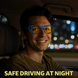 Myiaur Polarized Fit Over Night Vision Glasses for Men Women, UV400