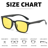 Myiaur Night Driving Glasses for Women Men, Polarized Yellow Lens Anti Glare Night Vision Glasses for Nighttime Driving