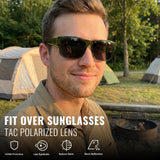 Myiaur Over Glasses Sunglasses for Men Women, Polarized Fit Over Sunglasses UV400 Protection for Driving, Outdoor
