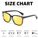 Myiaur Night Driving Glasses for Women, Anti Glare Night Vision Glasses Polarized Yellow Nighttime Glasses Reduce Glare