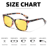 Myiaur Night Driving Glasses for Women, Anti Glare Night Vision Glasses Polarized Yellow Nighttime Glasses Reduce Glare
