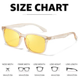 Myiaur Night Driving Glasses for Women Men, Polarized Yellow Lens Anti Glare Night Vision Glasses for Nighttime Driving