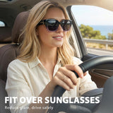 Myiaur Fit Over Glasses Sunglasses for Women Polarized UV400 Protection