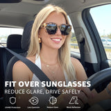 Myiaur Polarized Fit Over Glasses Sunglasses for Women Men UV400 Protection