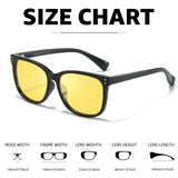Myiaur Night Driving Glasses for Women, Anti Glare Night Vision Glasses Polarized Yellow Nighttime Glasses Reduce Glare