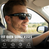 Myiaur Over Glasses Sunglasses for Men Women, Polarized Fit Over Sunglasses UV400 Protection for Driving, Outdoor