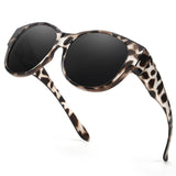 Myiaur Polarized Fit Over Glasses Sunglasses for Women, Trendy Wear Over Glasses UV400 Protection for Driving Outdoor