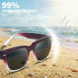 Myiaur Fit Over Glasses Sunglasses for Women, Polarized Sunglasses with UV400 Protection, Reduce Glare for Driving(2 Packs)
