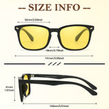Night Driving Glasses for Women Men, Polarized Night Vision Glasses Reduce Glare for Night